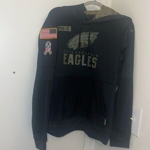 Nike Dri Fit Eagles on field hoodie size L women